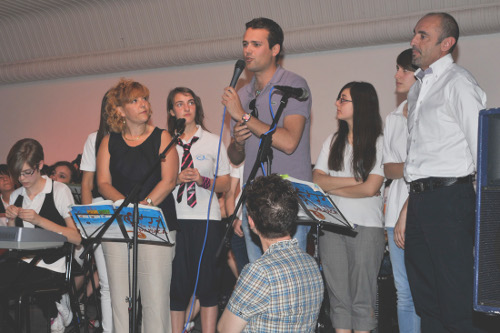 Immagine del concerto fi fine anno scolatico 2011
